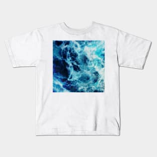Beautiful Blue Waves 1 Kids T-Shirt